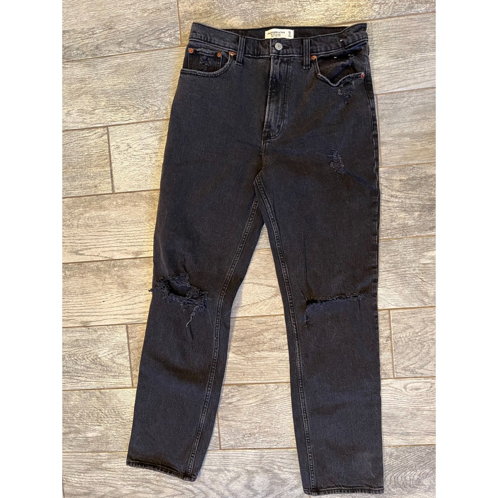 Abercrombie and Fitch size‎ 6 Jeans Ultra High Rise 90s Straight denim 28 Y2K